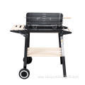 Commercial stainless steel barbecue charcoal grill